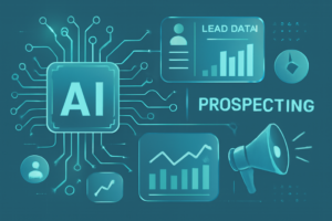 IA de prospeccao - conceito de dados e leads