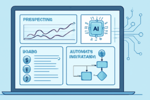 Ilustracao de IA aplicadas a prospeccao com dados de leads