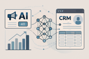 IA e prospecção de vendas com dados e criativos de anúncio