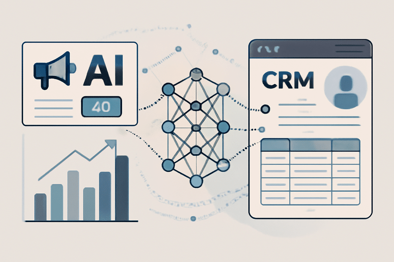 IA e prospecção de vendas com dados e criativos de anúncio