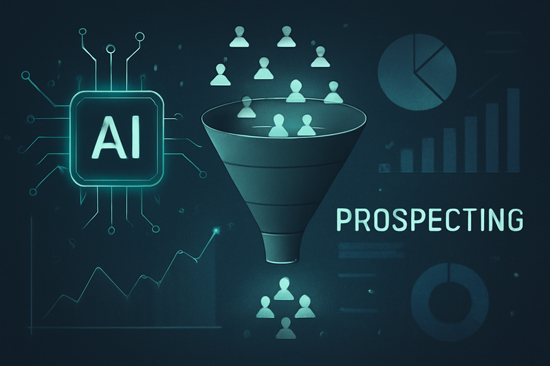 IA aplicada à prospecção com funil de vendas