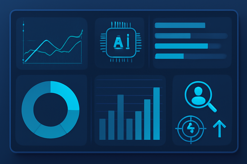Dashboard com IA e prospecção de leads