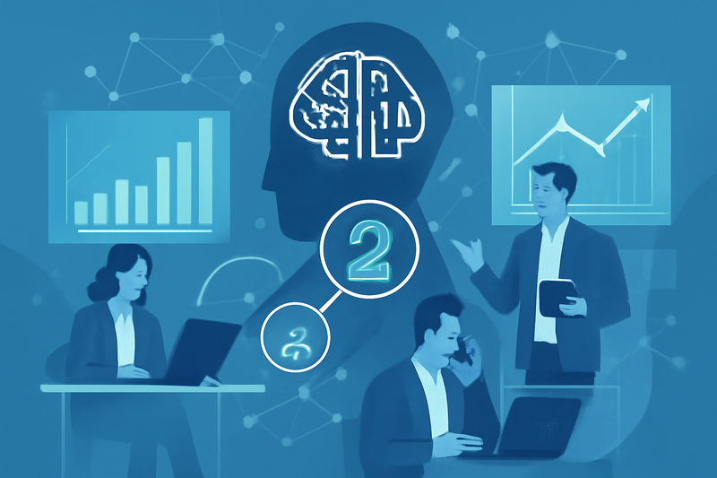 IA de prospecção: gráfico e dados conectados