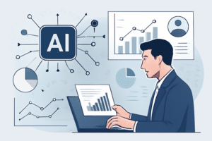 IA aplicada à prospecção com dados e gráficos