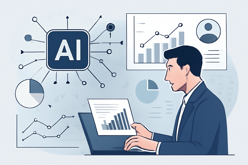 IA aplicada à prospecção com dados e gráficos